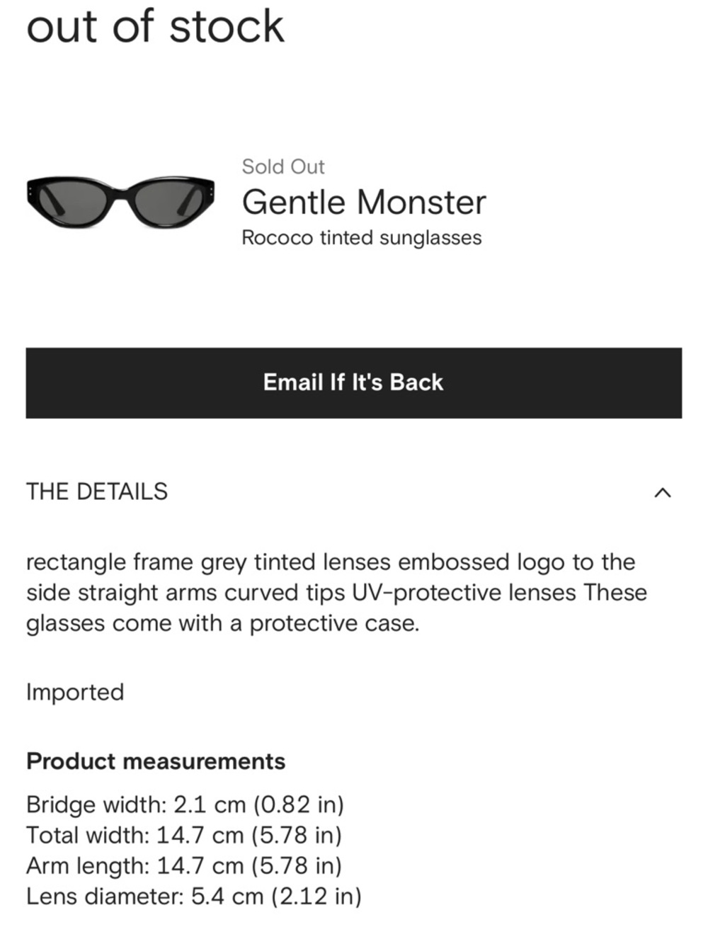 GENTLE MONSTER Rococo Sunglasses - Picture 6 of 6